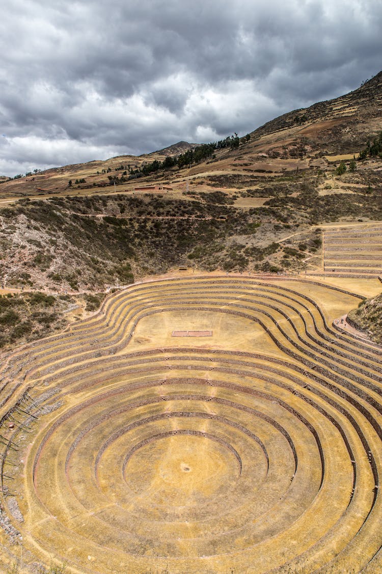 Inca Agriculture Terraces In Peru