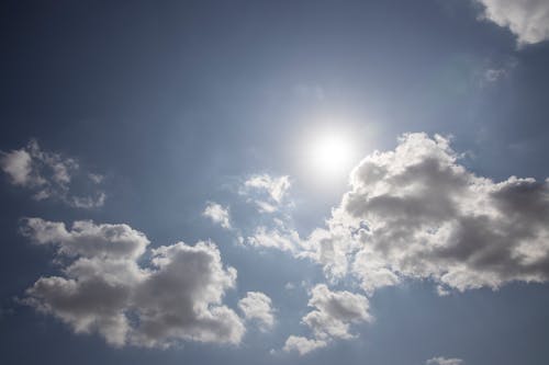 Foto profissional grátis de ar, atmosfera, céu azul