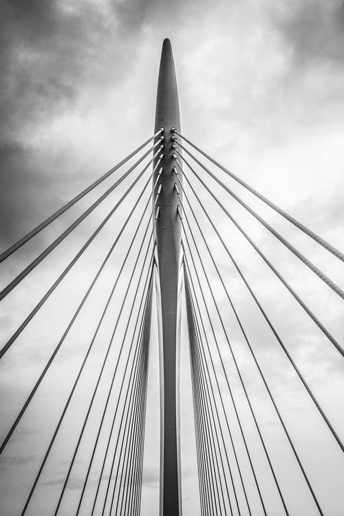 Bridge Long Metal Rope Metal Ropes on Bridge · Free Stock Photo