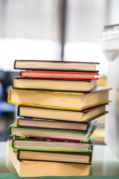 Free Stack of Books Stock Photo