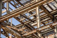 Steel Corroded Structure of Building