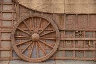 Ornate Detail of Building Facade Decoration