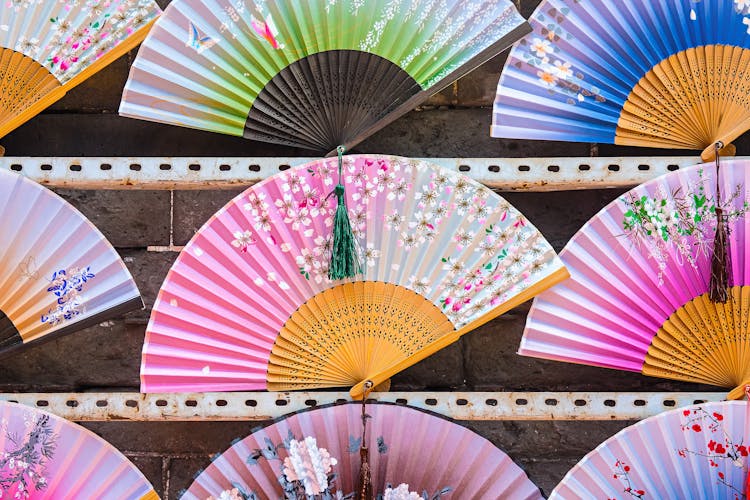 Bright Paper Fans