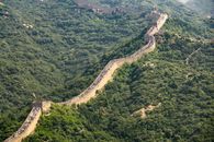 Aerial View of Green Mountains and Trees