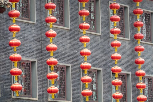 Ilmainen kuvapankkikuva tunnisteilla kiinalaiset lyhdyt, koristeet, koristelut