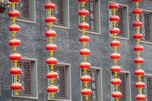 Hanging Chinese Lanterns