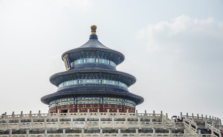 Temple Tower In Forbidden City Beijing China