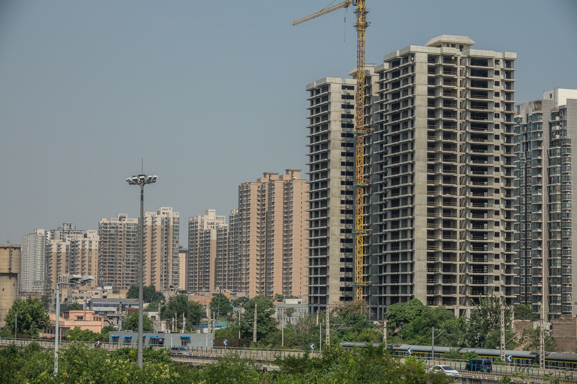 Hebei industry Tangshan steel Xiongan New Area development — Photo by Mike van Schoonderwalt