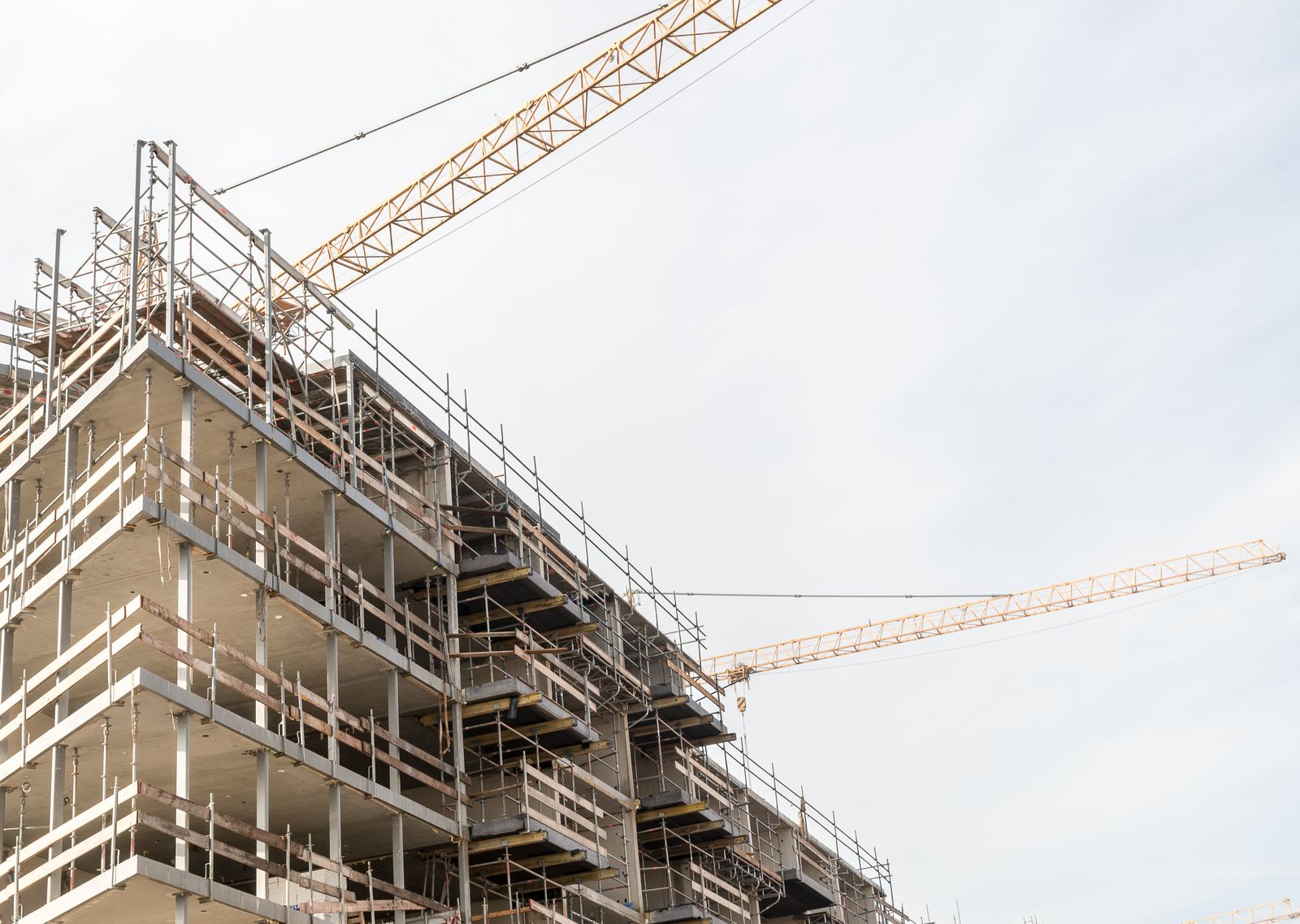 High-rise building under construction