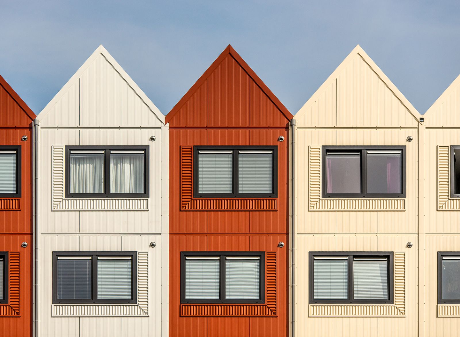 Resident family in new housing