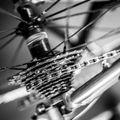 Black and white macro of a geared cassette, photo by Mike van Schoonderwalt on Pexels