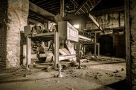 Grinder in Abandoned Cellar