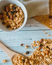 Brown Peanuts on White Ceramic Bowl
