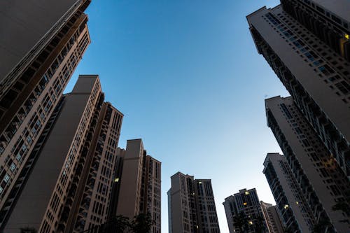 View of Residential Skyscrapers Estate