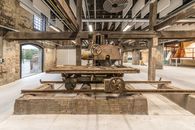 Brown and Black Industrial Machine