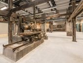 Brown Industrial Machine Inside Building