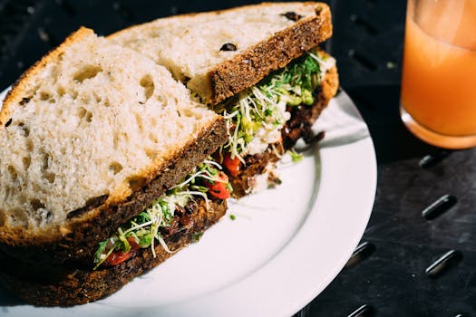 Free stock photo of bread, food, salad, sandwich