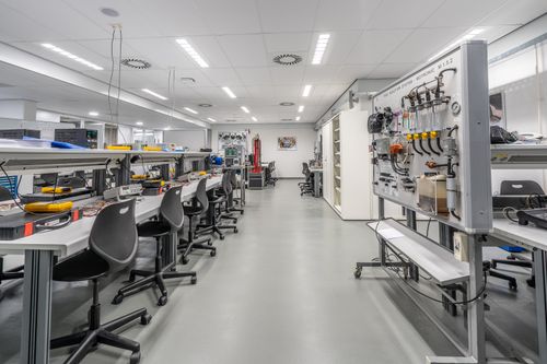 Modern laboratory workspace
