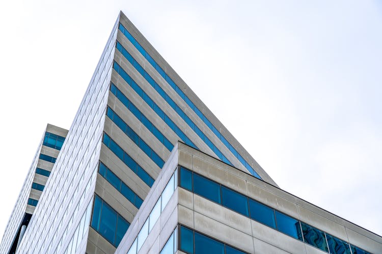 Modern Buildings On Sky Background