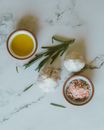 White and Pink Ceramic Bowl With Soup
