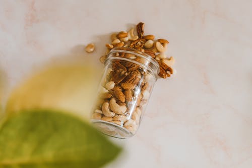 Free A Jar of Nuts  Stock Photo