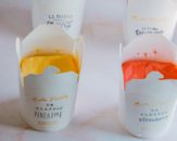 White and Yellow Plastic Bottle
