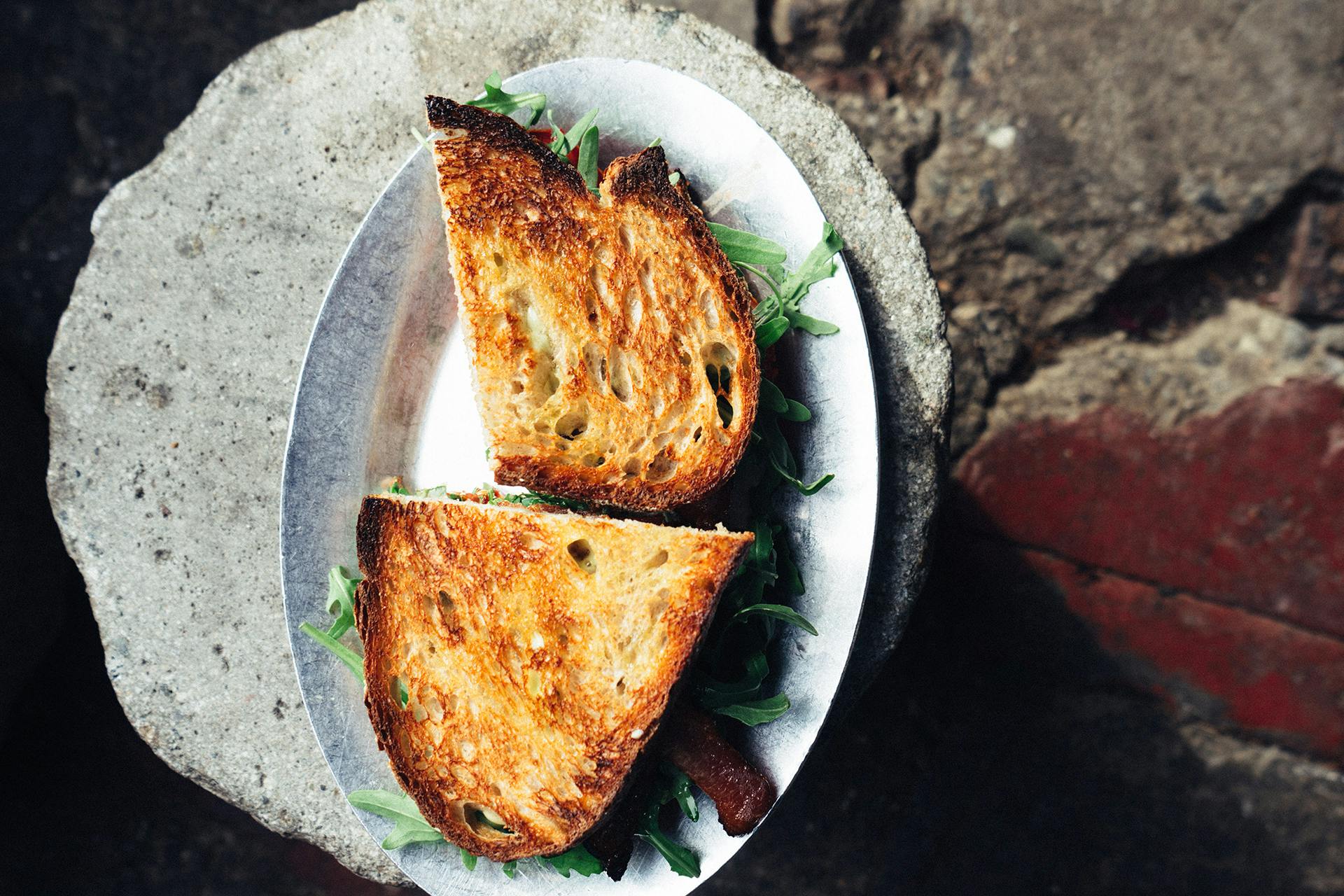 Slice Sandwich in Plate