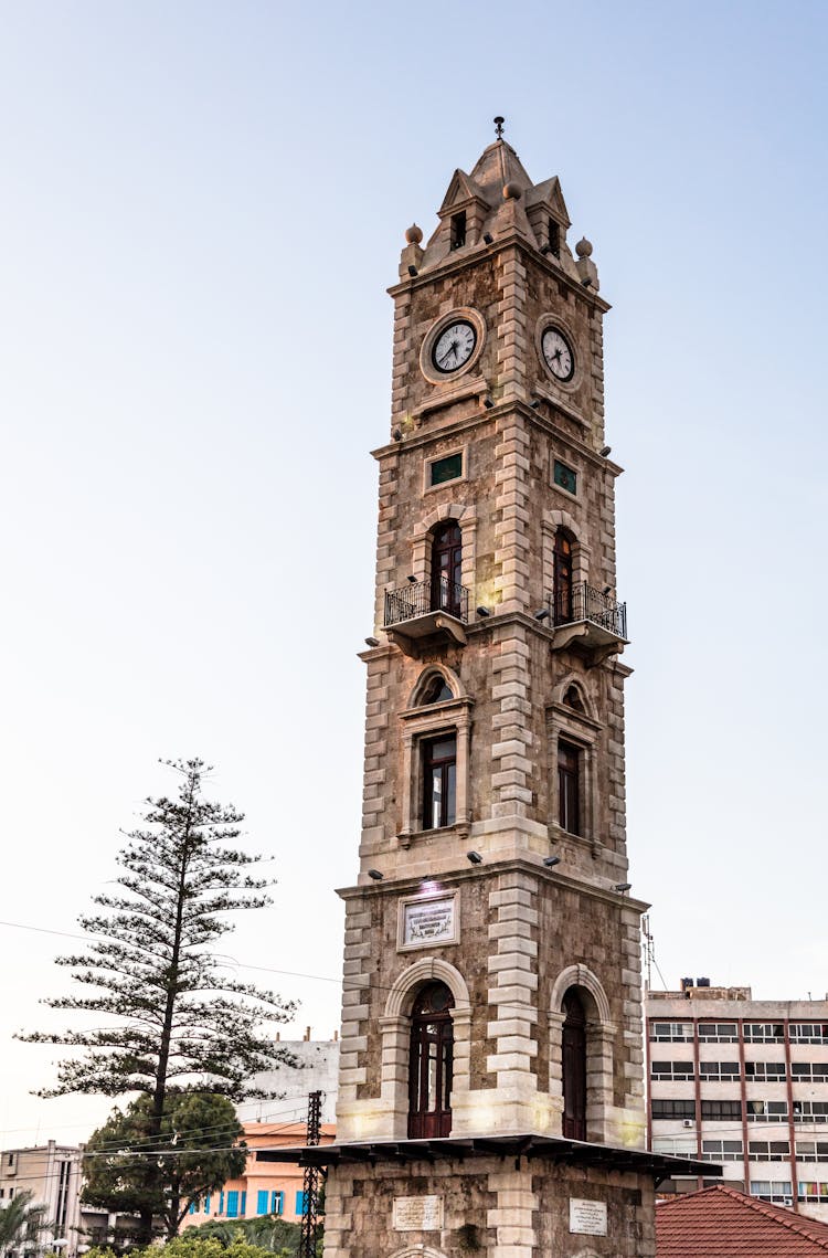 The Sultan AbdulHamid Clocktower In Lebanon