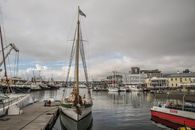 Sailing Yacht Moored in Municipal Marina