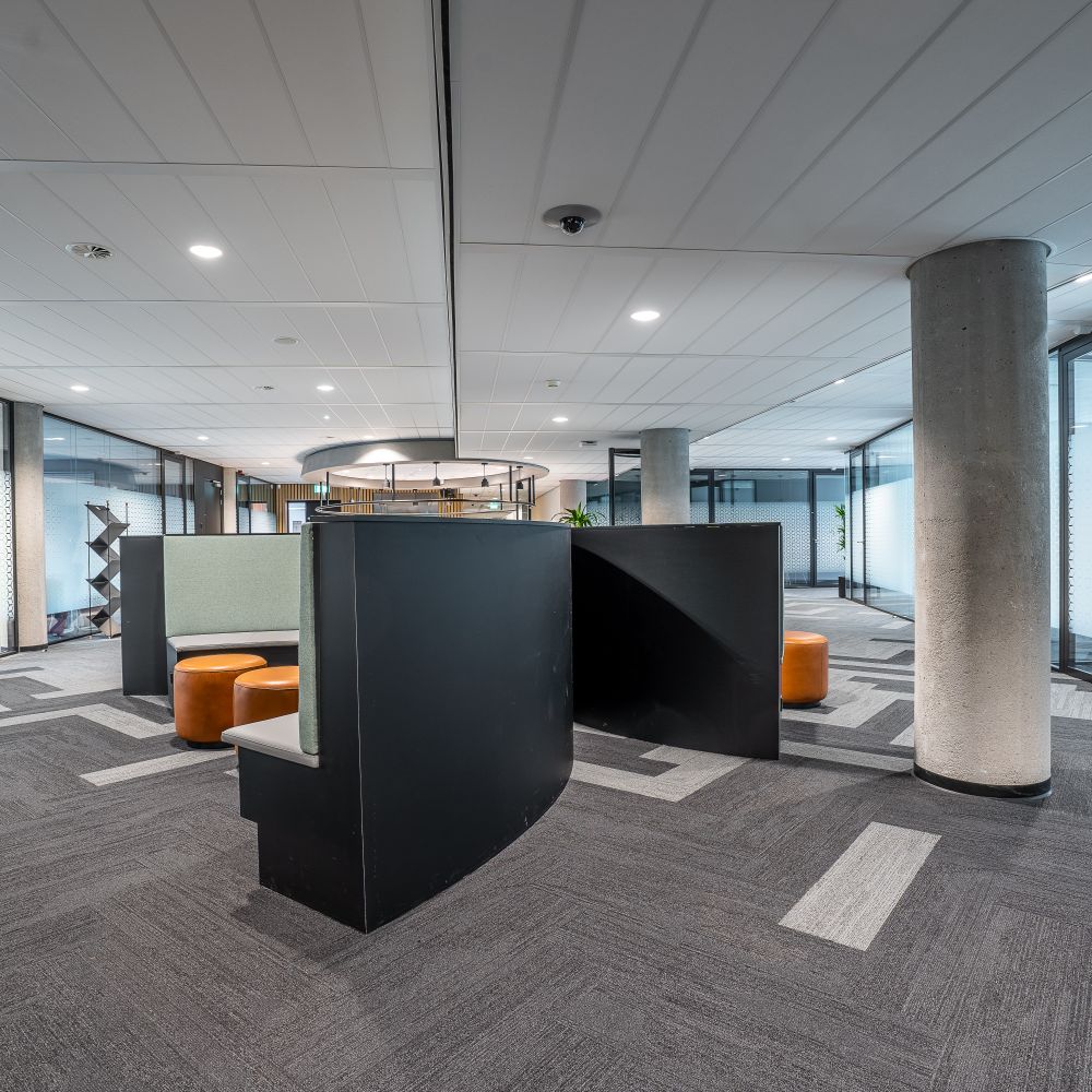Battersea — office relocation team moving desks and equipment
