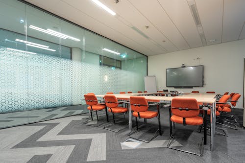 Free An Interior of a Meeting Room Stock Photo