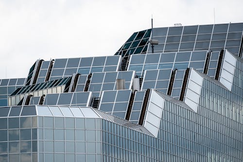 Roof of Modern Glass Building