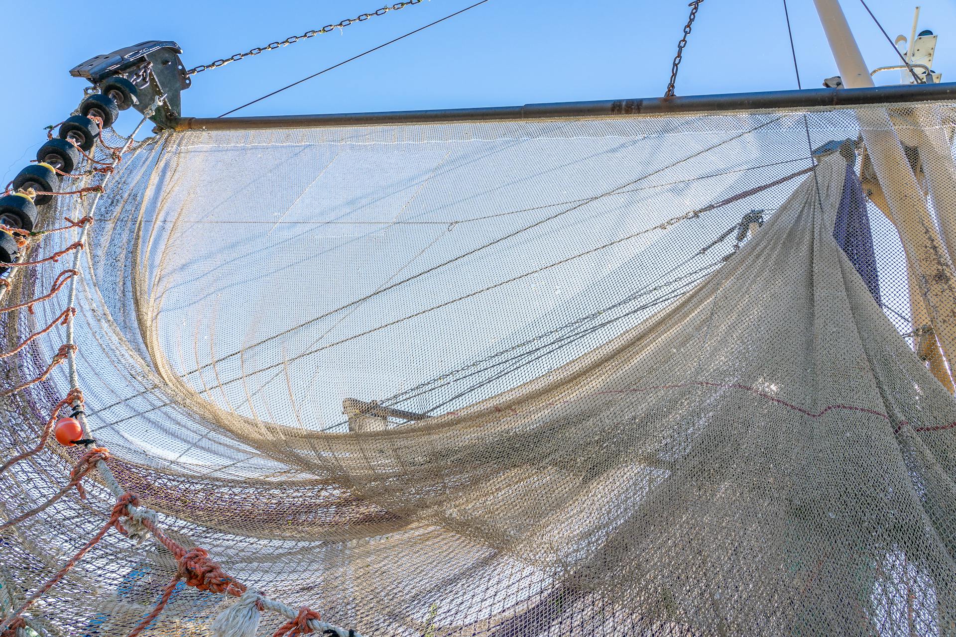 Fish Net Used for Commercial Fishing