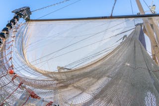 Fish Net Used for Commercial Fishing
