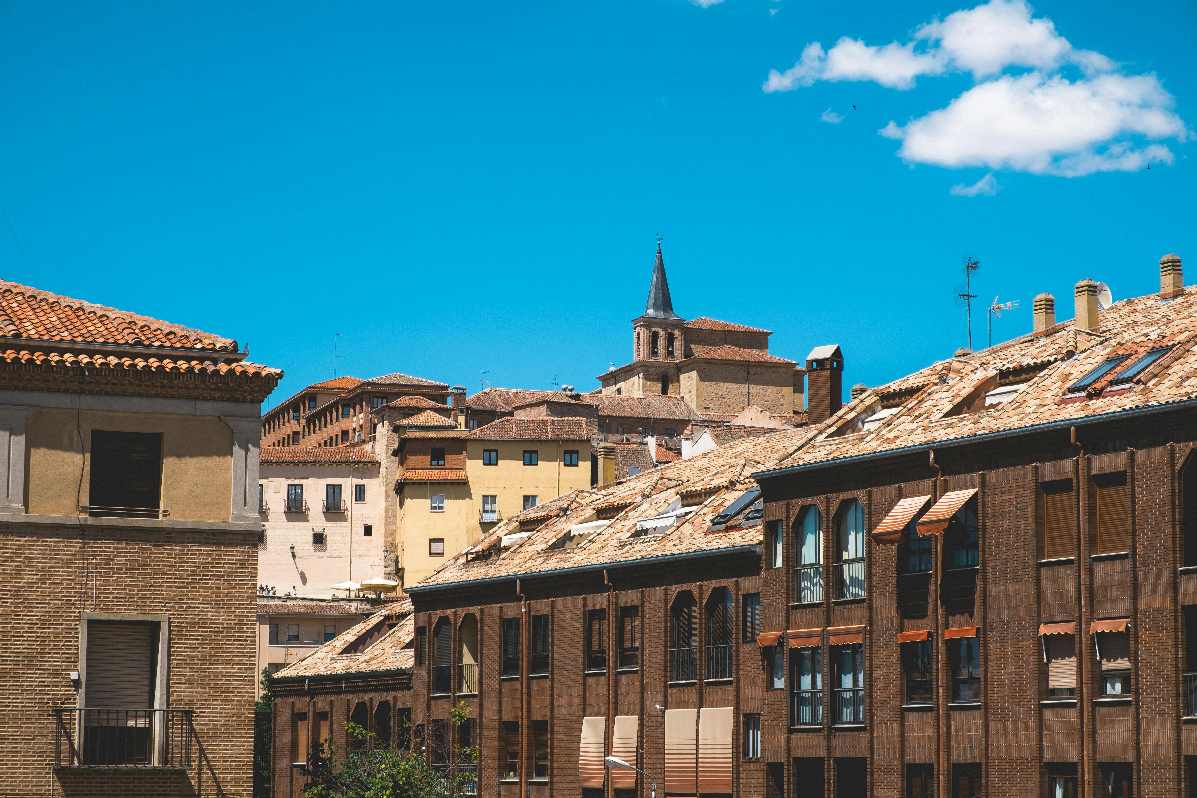 Apartment Buildings in Segovia Spain · Free Stock Photo