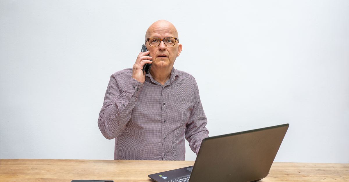 Man Using Tech Portrait of Man Using Technology · Free Stock Photo