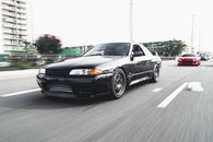 Black Sedan on Road