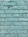 Grey Brick Wall With White Paint