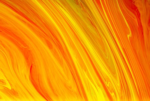 Free Orange and White Abstract Painting Stock Photo