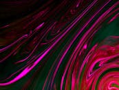 Red and Purple Abstract Painting in Close-up Shot