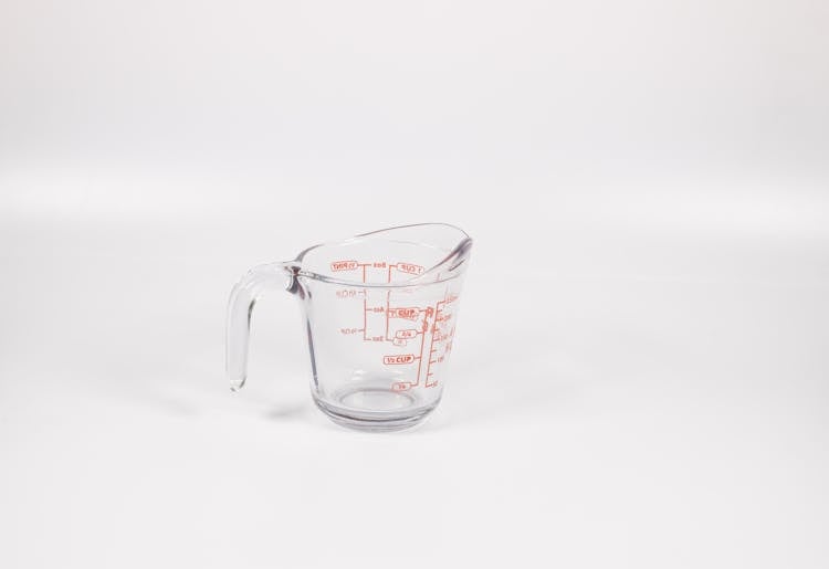 Glass Cup With Measure Scale