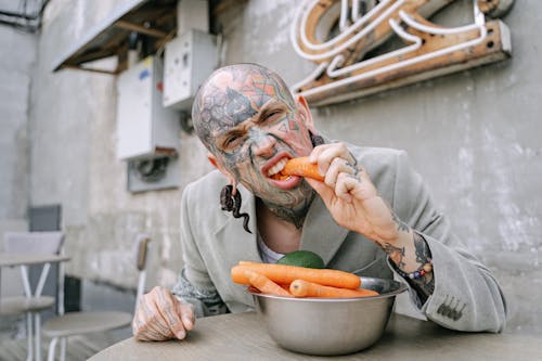 Free Δωρεάν στοκ φωτογραφιών με tattoo, vegan, άνδρας Stock Photo