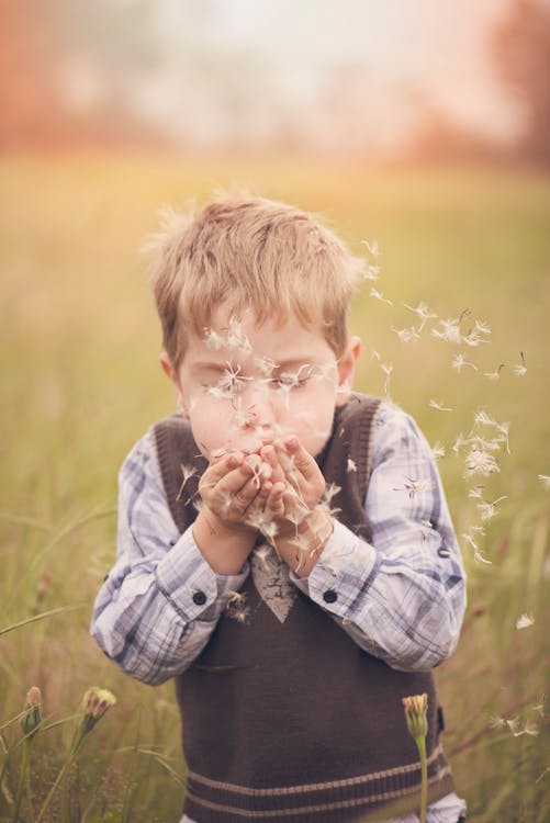 Free Heal After Loss of a Child Stock Photo