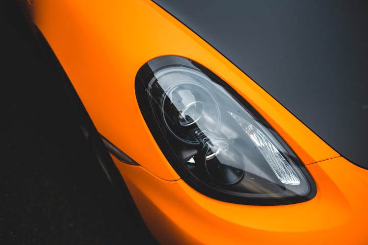 Headlight Of Modern Sports Car