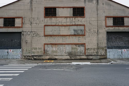 Ingyenes stockfotó elhagyott épület, fal, ipari terület témában