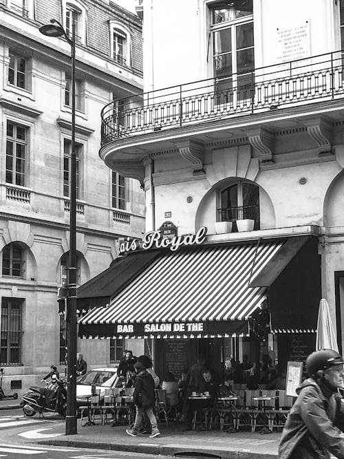 Imagine de stoc gratuită din alb-negru, alee, cafe bar