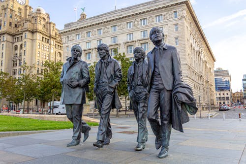 Free stock photo of beatles, liverpool, statue