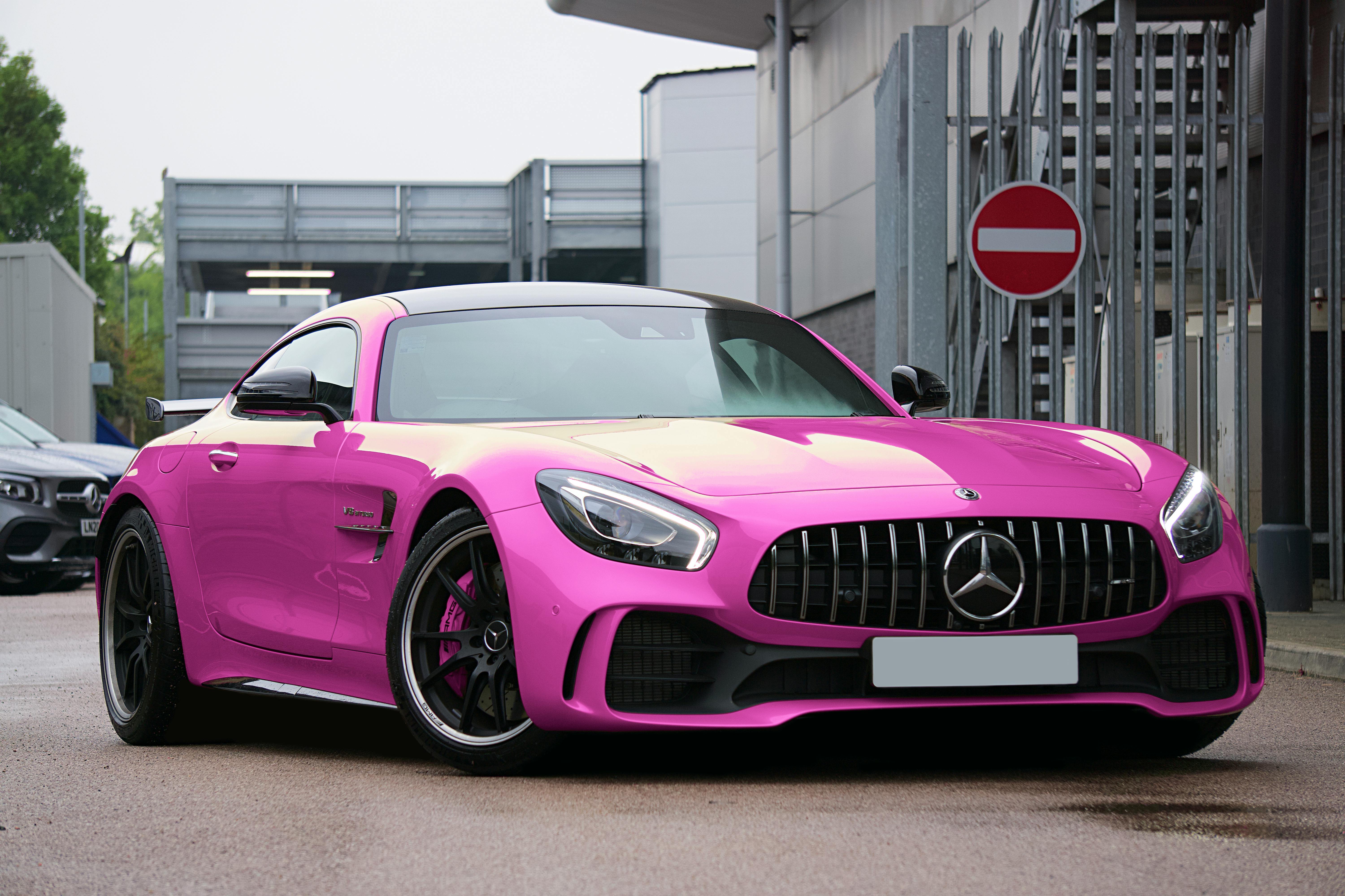 Pink mercedes amg on sale