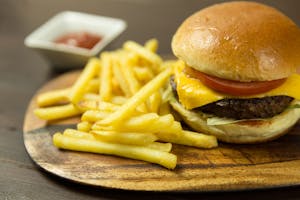 Btl Burger With Fries