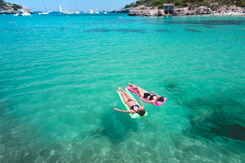 Women Relaxing on the Beach